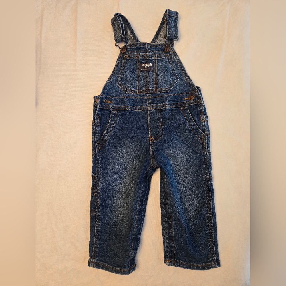 OshKosh denim overalls size 12 months